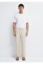 Elastic Waist Beige Trousers 0010557-70144 - 3