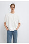 Mvjns Printed Ecru Interlock T-Shirt Boxy Fit 0613306-70057 - 2