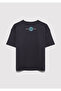 Level up Printed Anthracite T-Shirt Oversized / Wide Fit 6610419-70087 - 3