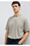 Gray Basic T-Shirt Loose Fit / Comfortable Loose Cut 0613466-70352 - 2