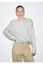 Crew Neck Gray Sweater Oversized / Wide Fit 1710883-83096 - 2