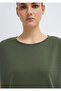 Liyosel Blended Green Basic T-Shirt Loose Fit / Relaxed Comfortable Cut 167245-71551 - 6