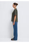 Khaki Basic Interlock T-Shirt Loose Fit / Relaxed Fit 1613820-71553 - 5