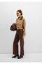 Malibu Brown Gabardine Trousers 1010152-A3355 - 3
