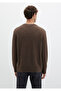 Crew Neck Brown Sweater Regular Fit / Regular Cut 0710269-71550 - 5