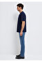 Soft-Premium Navy Blue T-Shirt Loose Fit / Comfortable Loose Cut 0613467-86415 - 4
