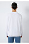 Long Sleeve White Basic T-Shirt Loose Fit / Relaxed Fit 0613170-620 - 5
