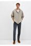 Hooded Zippered Beige Sweatshirt 0S10520-70154 - 2
