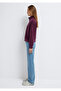 Burgundy (TENCEL™ ™ ) Modal Blended Sweatshirt 1S10059-70434 - 4