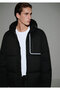 Water Repellent K Hooded Black Inflatable Jacket 0110463-900