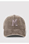 M Embroidered Brown Hat 0911156-70246 - 3