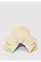 Beige Straw Hat with Bow Detail 1912986-80795 - 5