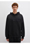 Mvjns Printed Hooded Black Sweatshirt 0S10346-900 - 3