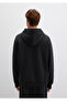 Mvjns Printed Hooded Black Sweatshirt 0S10346-900 - 4