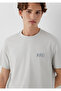 Logo Printed Gray T-Shirt Regular Fit / Regular Cut 0611714-70074