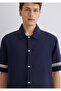 Striped Navy Blue Shirt Regular Fit / Regular Cut 0211627-83884 - 6
