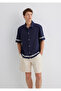 Striped Navy Blue Shirt Regular Fit / Regular Cut 0211627-83884 - 3