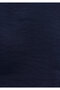 Soft-Premium Lace-Up Modal Mixed Navy Blue Blouse 1211200-82318 - 7