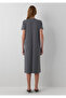 Liyosel Blended Anthracite Midi Dress 1310777-70095 - 5