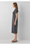 Liyosel Blended Anthracite Midi Dress 1310777-70095 - 4