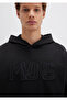 Mvjns Printed Hooded Black Sweatshirt 0S10346-900 - 5