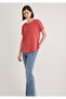 Textured Pink T-Shirt Oversize / Wide Cut 167311 -71102