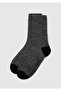 Mühür Logo Embroidered Black Socks 0911622-900