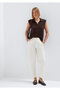 Women's Woven Trousers m 1010649   Off White - 2
