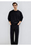 Crew Neck Black Basic Sweatshirt 0S10276-900 - 2