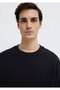 Crew Neck Black Basic Sweatshirt 0S10276-900 - 7