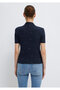 Mini Printed Navy Blue Polo T-Shirt Fitted / Fitted Cut 1612691 -82318 - 5
