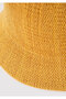 Yellow Straw Bucket Hat 1910080 -34333 - 3