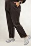 67074 Large Size Men's Collared Skirt and Modal Pants Set - Brown - 5