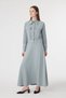 Lace Paneled Buttoned Belted Azalea Suit 1742 - 3