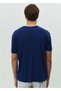 Embroidered Regular Fit Comfortable Collar Soft Touch Modal Combed Cotton T-Shirt - 3