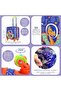 Milk&Moo Colorful Lighted Wheeled Rickshaw Kids Suitcase with 3D Ponix Design - 8