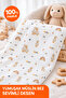 Multi-Purpose Muslin Blanket, Muslin Baby Blanket Si, 100% Cotton Single-Layer Muslin Cloth, 90X90 cm Duck