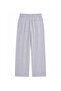 Pleated Baggy Fit Cotton Linen Striped Trousers - 3