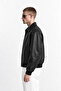Oversize Premium Erkek Deri Ceket - 3