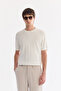 Men's Beige Soft Touch Relaxed Fit Chino Trousers with Elastic Sides A61Y3217 - 2