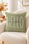 Sonbar Patterned Printed 3-Piece Throw Pillow Cover Set - 6