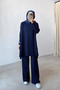 Mira Mercerized Suit - Navy Blue