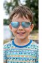 Blue Oval Mirrored Children's Sunglasses - 3
