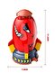 360° Rotating Sprinkler Rocket Launcher Water Toy, EVA Foam for Kids 3+ Red - 2
