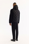 Men's Black Hooded Windproof -5 Degree Resistant Plush Regular Fit Coat A52Y6077 - 4