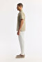 Men's Mink Apaj Collar Jacquard Elastane Regular Fit T-Shirt A51Y1069 - 3