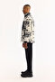 Men's White Mock Neck Windproof -4 Degree Resistant Plush Comfort Fit Coat A52Y6183 - 3