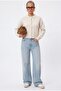 Women's Tilia Crop Cream Soft Textured Cardigan - 3