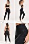 Women's High Waist Shaping / Sculpting Tights - Black Elegance - 5