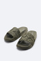 Men's Khaki Flexible Sole Lightweight Slippers A51Y8305 - 2